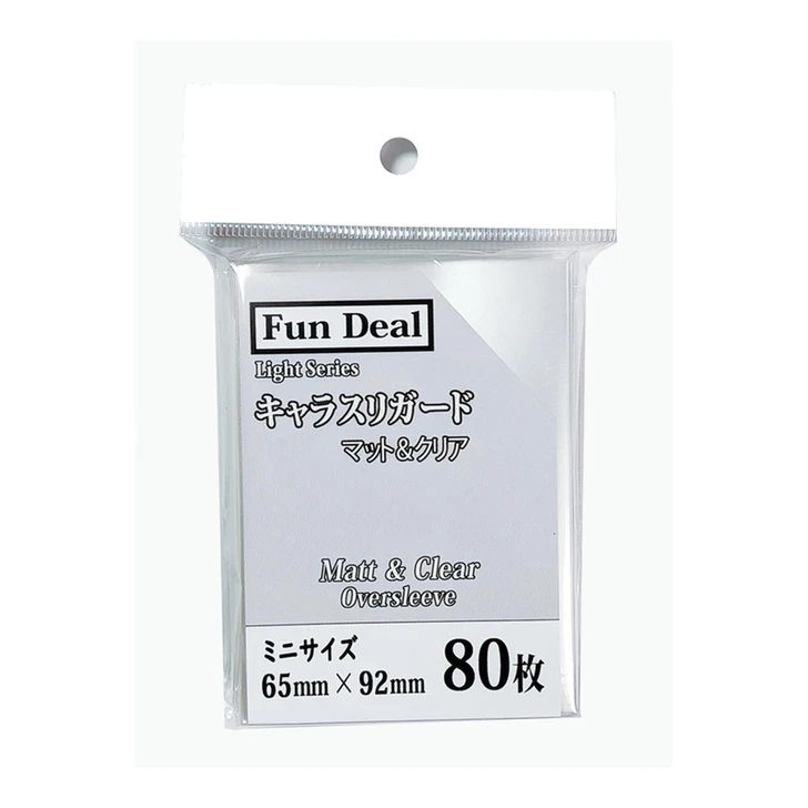 FD Light Series Matte And Clear Character Sleeve Guard Mini 80 Pieces
