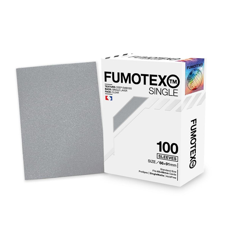 Fumotex Single Sleeve Silver Chrome 100 Pieces