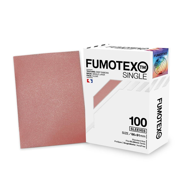 Fumotex Single Sleeve Pink Gold 100 Pieces