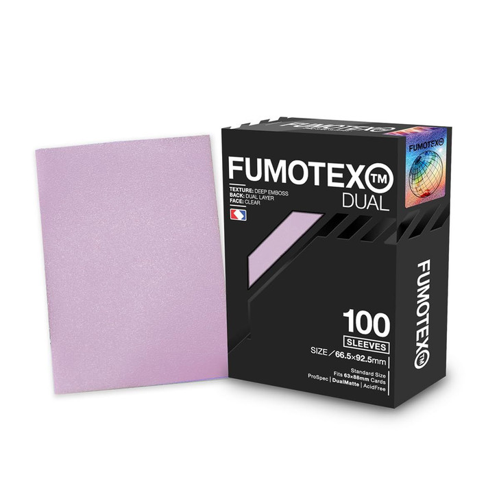 FUMOTEX Dual Sleeve Purple Iris 100 Sheets