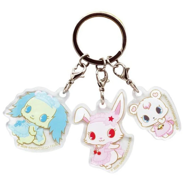 HASEPRO Jewelpet Three Link Acrylic Key Holder B