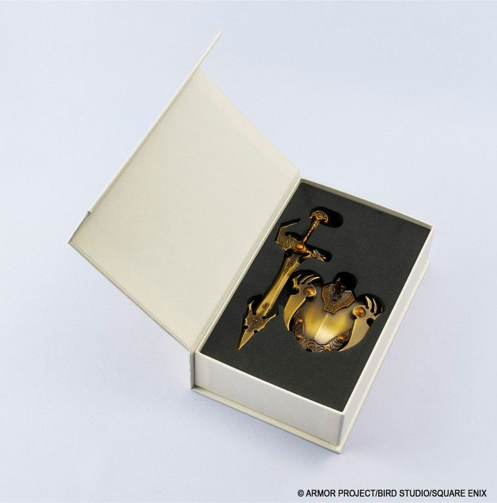 Square Enix Dragon Quest Metallic Items Gallery Special: Zenithian Sword and Zenithian Shield ~40th Anniversary Version~