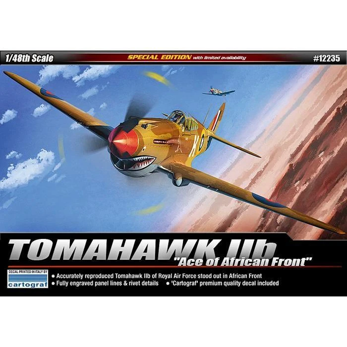  1/48 Tomahawk Mk.IIB "North African Front" Plastic Model 