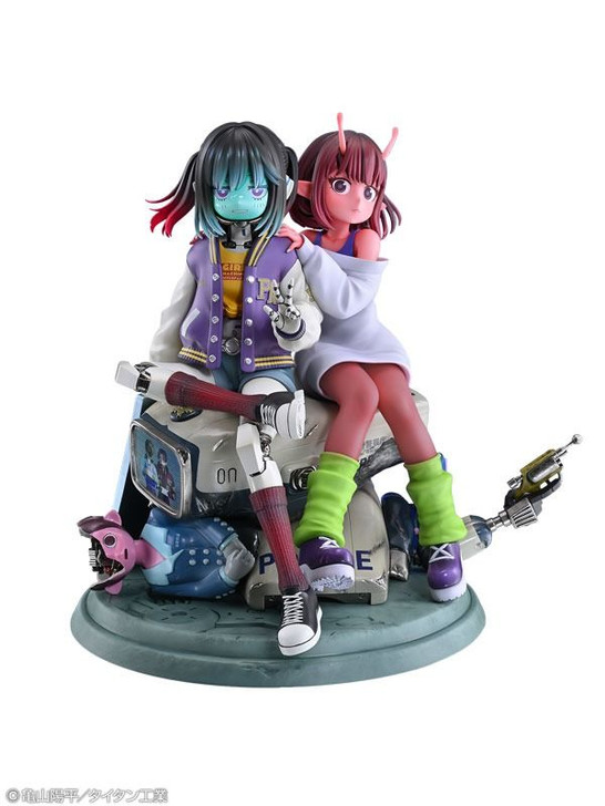 Medicos Anime "milky Subway: the Galactic Limited Express" Chiharu & Makina Complete Figure