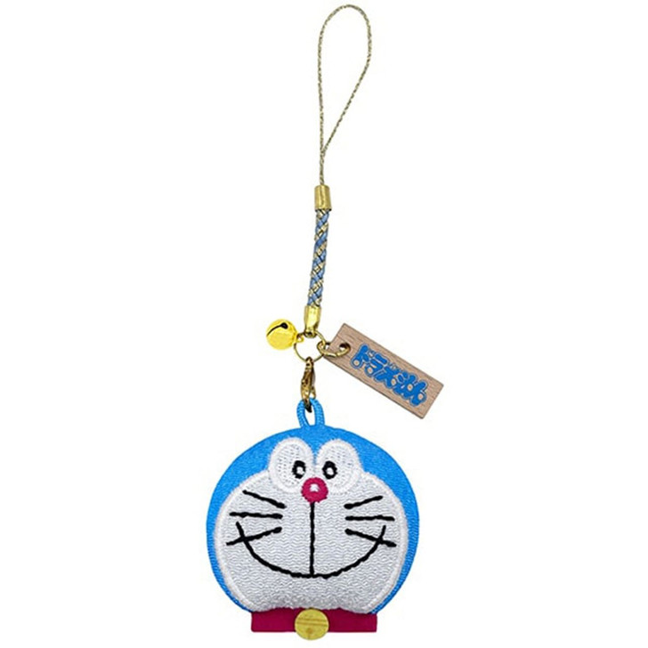 SK Japan Doraemon Chirimen Strap (Smiling)