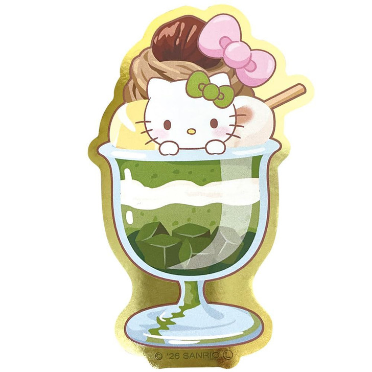 OST Super Rare Matcha Sweets Sticker Matcha Parfait
