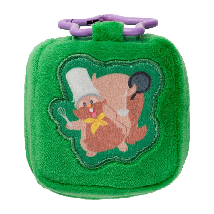 Pokemon Center Original Square Pouch With Carabiner Poko A Pokemon Greedent (Cook)