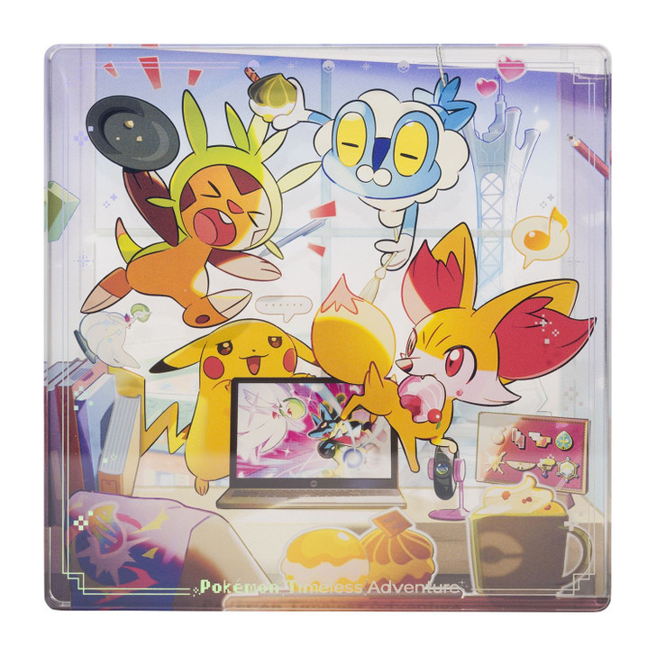 Pokemon Center Original Acrylic Block Pokemon Timeless Adventure Kalos