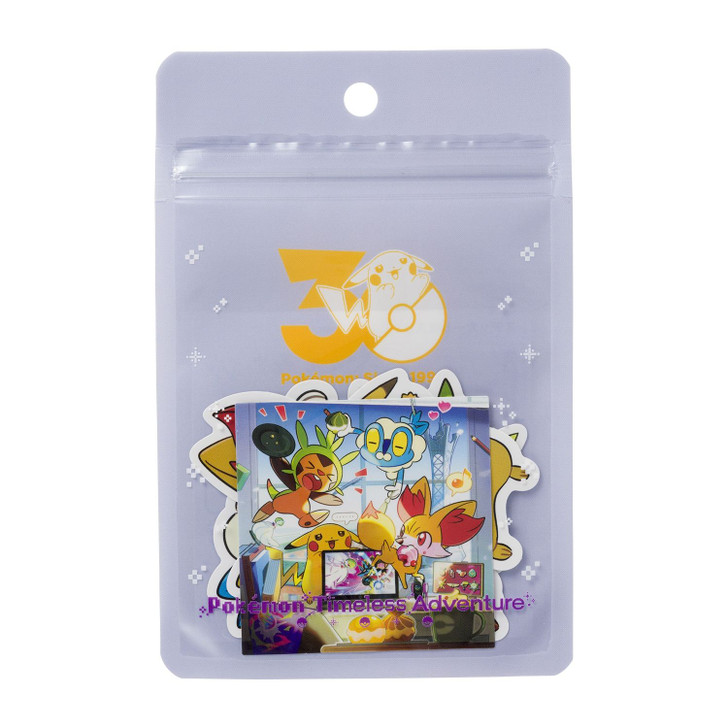 Pokemon Center Original Sticker Set Pokemon Timeless Adventure Kalos