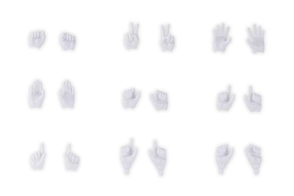 Kotobukiya Megami Device M.S.G 09 Hand Set White