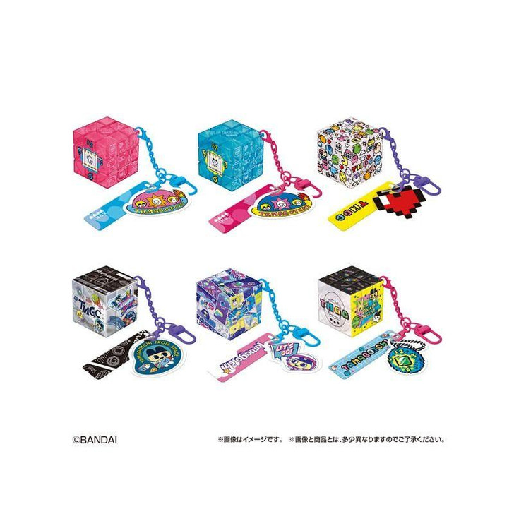 たまごっちiD RUBIK'S ID Tamagotchi Keychains BOX (6pcs)