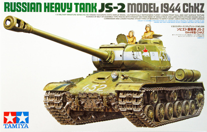 Tamiya 35289 Russian Heavy Tank JS-2 Model 1944 ChKZ 1/35 Scale Kit