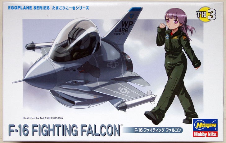 Hasegawa TH03 F-16 FIGHTING FALCON Eggplane (Egg Plane) Series (4967834601031)