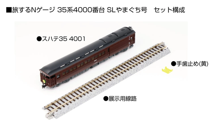 Kato 12-018 Traveling N Gauge Cruise Train Series 35-4000 SL Yamaguchi (N scale)