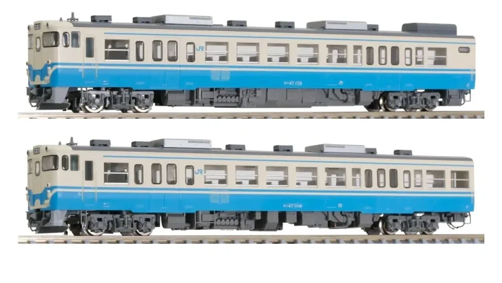  Tomix 98169 JR Type KIHA 47-0 Diesel Car (JR Shikoku Livery) 2 Cars Set (N scale) 