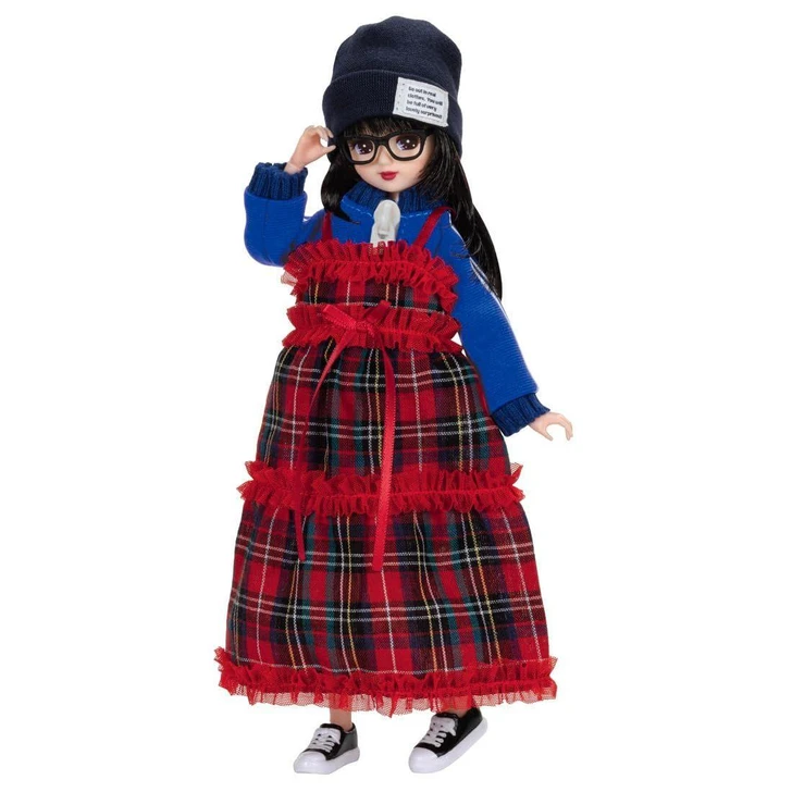  Takara Tomy Licca Chan Doll LD-29 Sporty Check Dress Up Pretend Play 