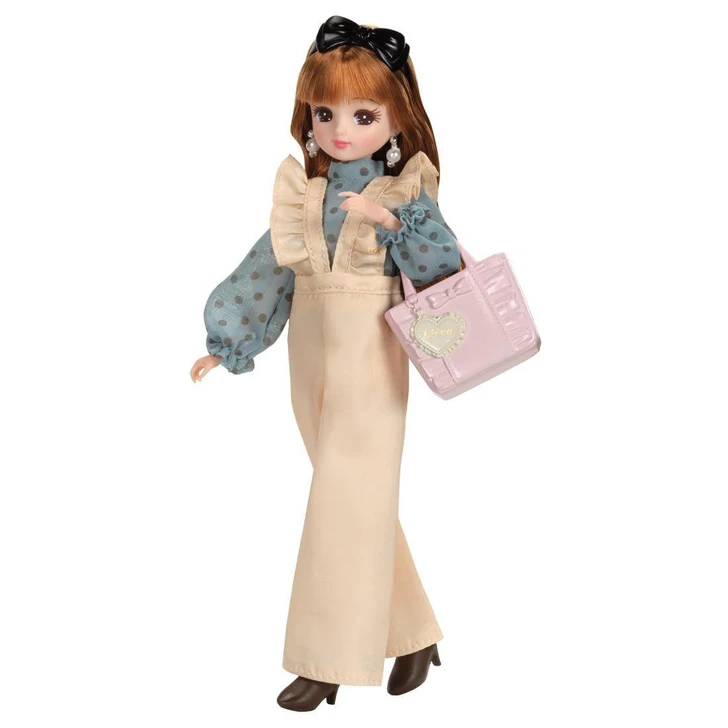  Takara Tomy Licca Chan Doll LD-26 Sweet Ruffle Dot Dress Up Pretend Play 