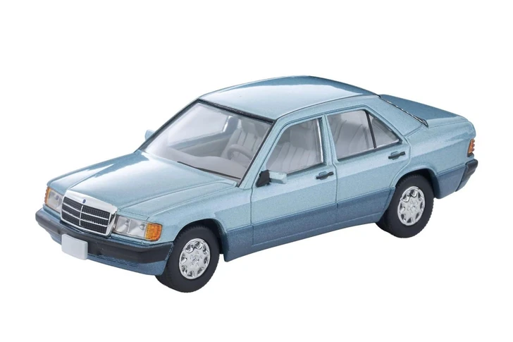  Takara Tomy Tomica Limited Vintage Neo 1/64 Scale LV-N77c Mercedes-Benz 190 E (Pearl Blue) 1992 