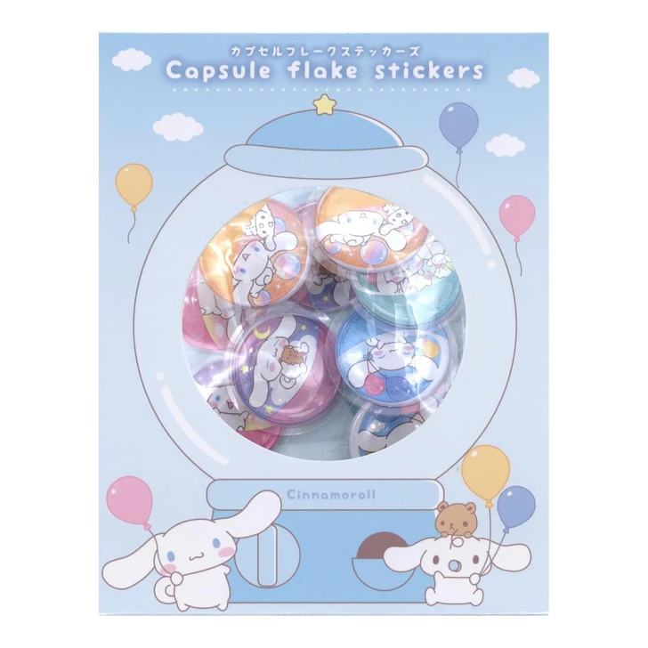  T's Factory Sanrio Capsule Flake Stickers Cinnamoroll 