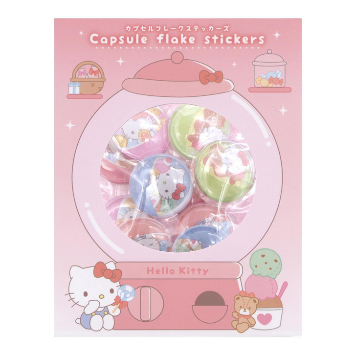 T's Factory Sanrio Capsule Flake Stickers Hello Kitty
