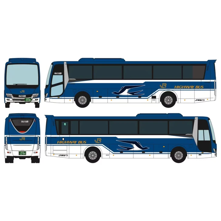 Tomytec The Bus Collection JR Tokai Bus REVERSE (N scale)
