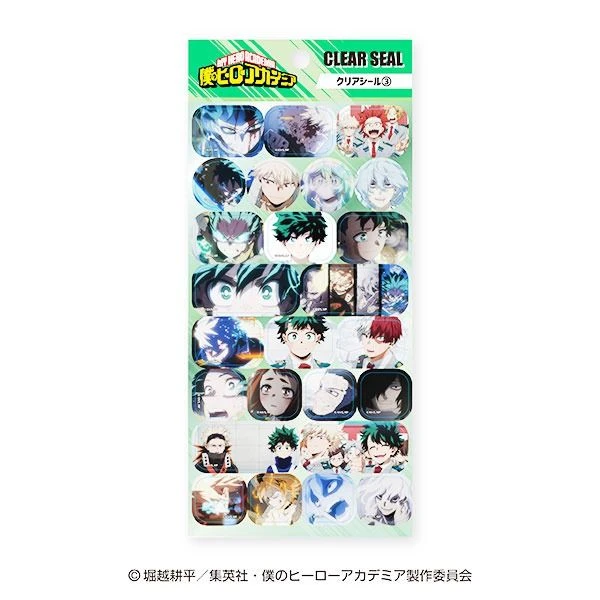 Ensky My Hero Academia Anime Clear Stickers 3