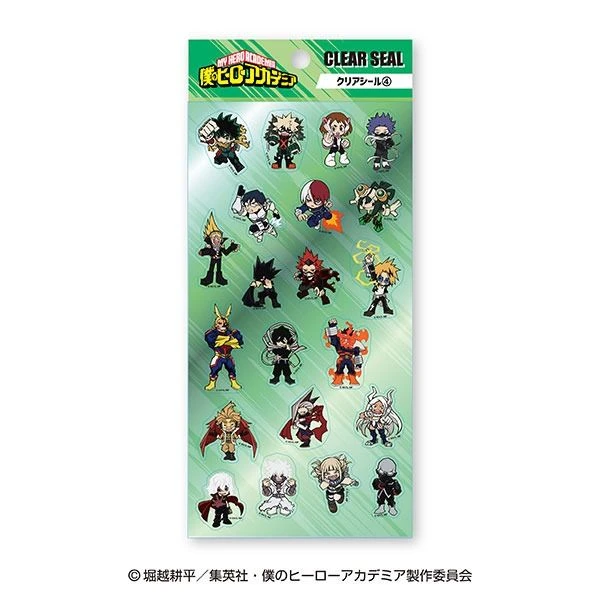 Ensky My Hero Academia Anime Clear Sticker Set 4