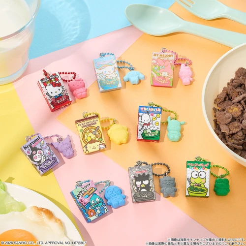 Bandai Candy Sanrio Characters Cereal Charm and Chocolate Flake (FULL BOX)