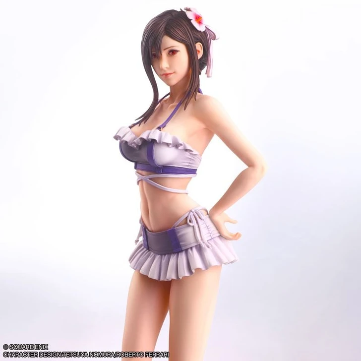 Square Enix Final Fantasy VII Rebirth Static Arts Tifa Lockhart Swimsuit Ver. Figure