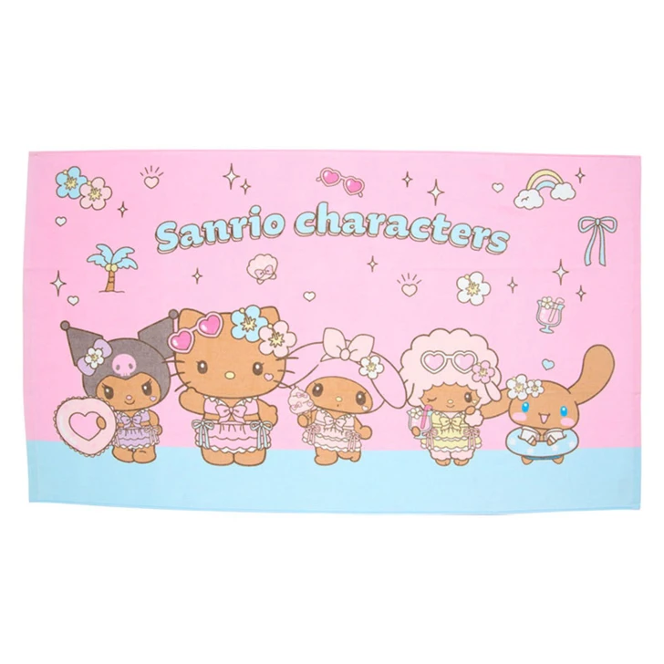 Sanrio Other Big Towel Sparkling Summer Pool Characters 468151