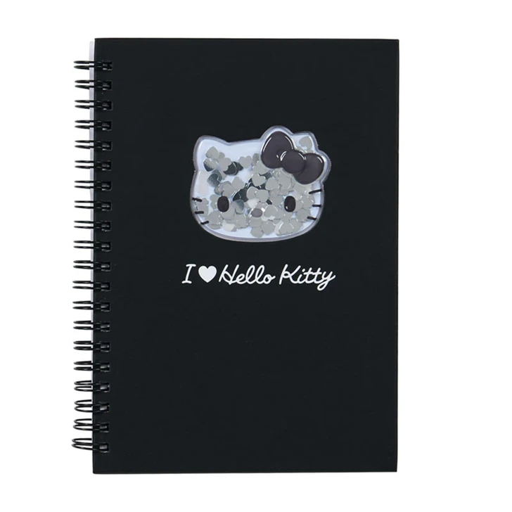 Sanrio Other B6 Ring Notebook (I Love Hello Kitty) Black 354309