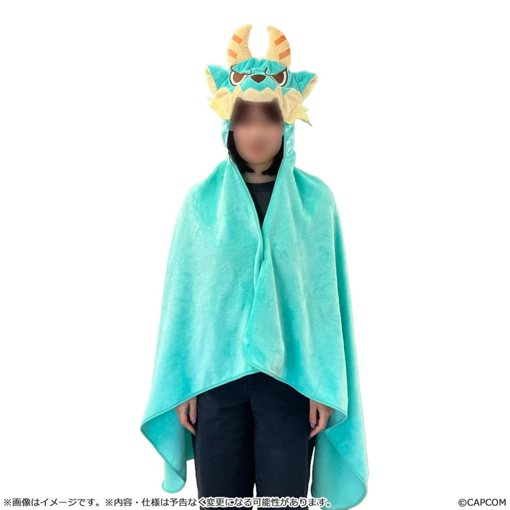 Capcom Monster Hunter Mondefo Fluffy Poncho - Zinogre