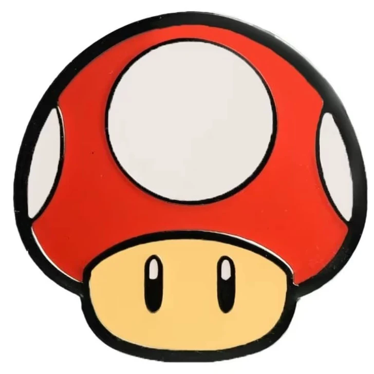 Ishikawa Toy Super Mario Pins Super Mushroom
