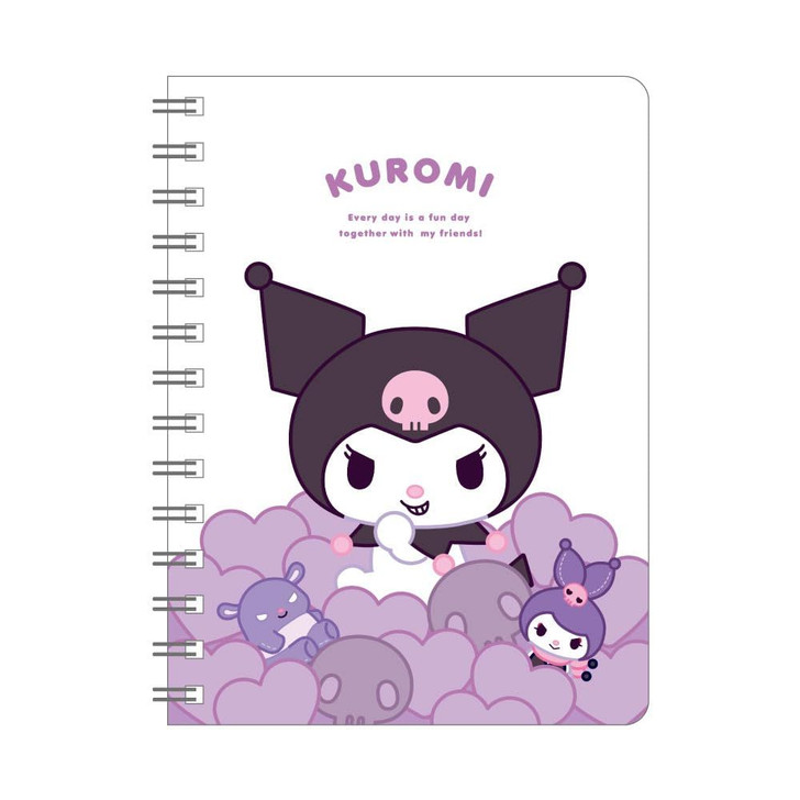 T's Factory Sanrio B6 Ring Notebook Umorekko / Kuromi