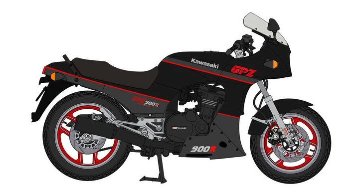 Hasegawa 1/12 Kawasaki GPZ900R (A5) (1988) Plastic Model