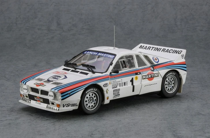 Hasegawa 1/24 Lancia 037 Rally 1983 Monte Carlo Rally Winner Plastic Model
