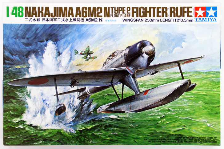 Tamiya 61017 Nakajima A6M2-N Type 2 Fighter (Rufe) 1/48 Scale Kit