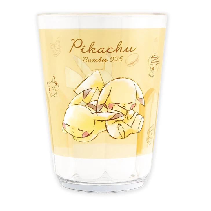 Pokemon Center Original Clear Tumbler 370ML / Together With Sweets