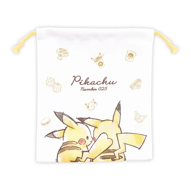  Pokemon Center Original Gusseted Drawstring Pouch / Together With Sweets 