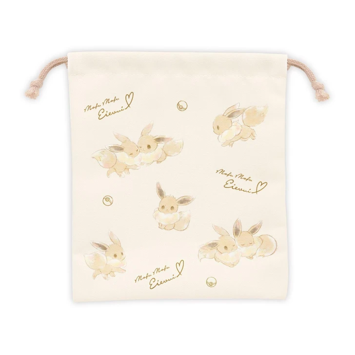  Pokemon Center Original Gusseted Drawstring Pouch / Always Friends 