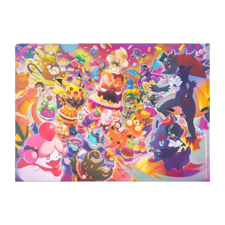 Pokemon Center Original A4 Clear File Pokemon Magic Hour Illusion!