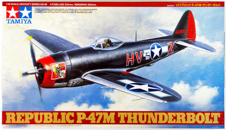 Tamiya 61096 Republic P-47M Thunderbolt 1/48 Scale Kit - Plaza Japan