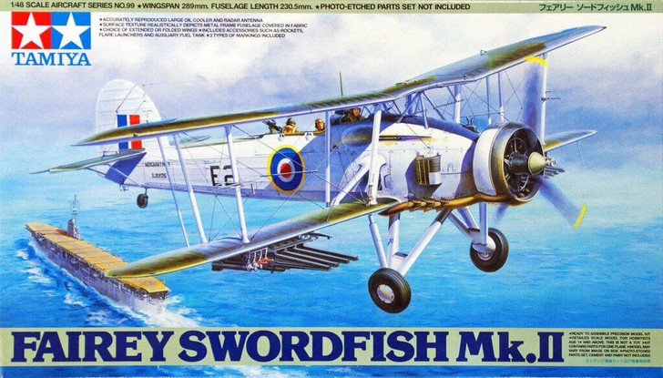 Tamiya 61099 Fairey Swordfish Mk.II  1/48 Scale Kit