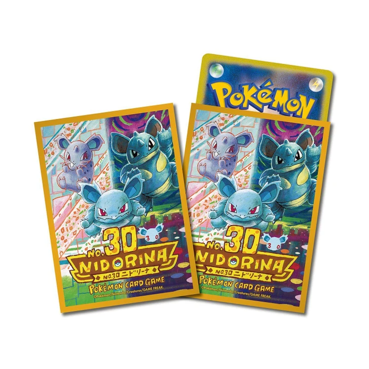 Pokemon Center Original Pokemon Card Game TCG Deck Sleeves Premium Gloss No.30 Nidorina 