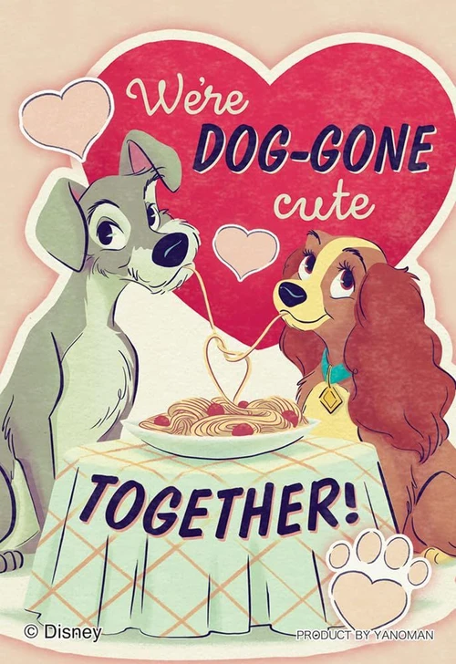 Jigsaw Puzzle Lady & Tramp / Lady and the Tramp (70 Pieces)