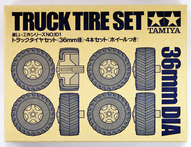 Tamiya 70101 Truck Tire Set 36mm (2prs)