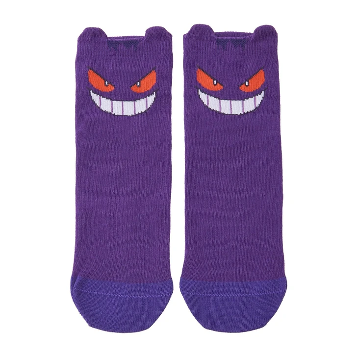 Pokemon Center Original Mid Socks With Ears Gengar (19-21 cm)