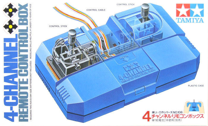 Tamiya 70106 4-Channel Remote Control Box (4950344960194)