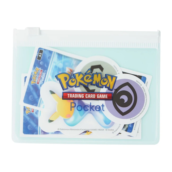 Pokemon Center Original Pouch With StickersPokemon Trading Card Game Pocket Expansion PackGuardians Of The Twin Heavens SolgaleoGuardians Of The Twin