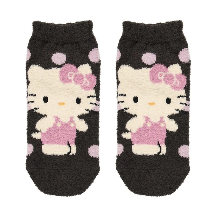 Sanrio Other Fluffy Socks Hello Kitty Black 593729
